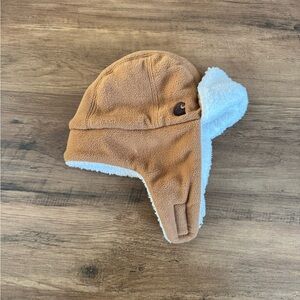 Carhartt Kids Brown Fleece Earflap Hat